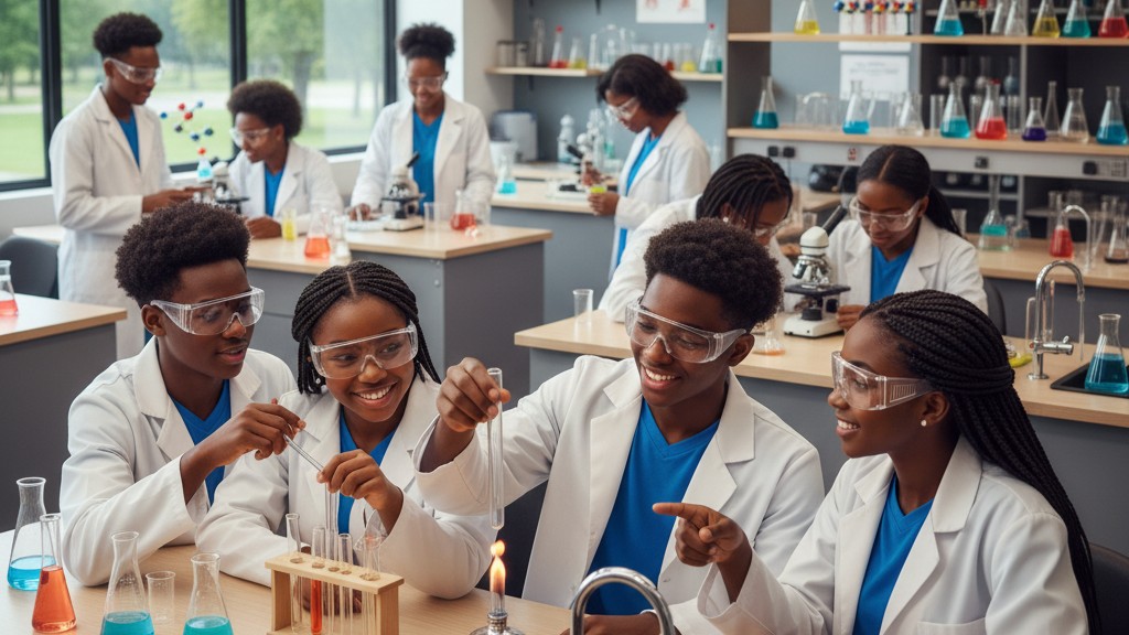 Students in a classroom